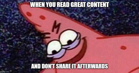 Meme Content nicht teilen