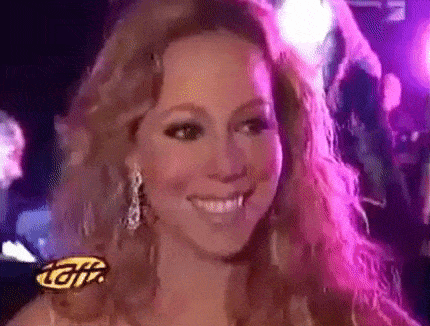 Gif of Mariah Carey saying "I don't know her"