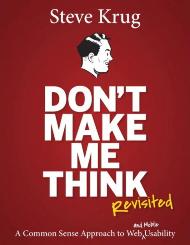Buchcover "Don't make me think"
